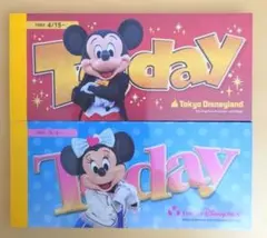 東京ディズニーリゾート today メモ帳セット