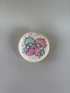 サンリオ 刺繍缶バッチ