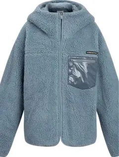 ボアフリース ジップパーカー ブルー M