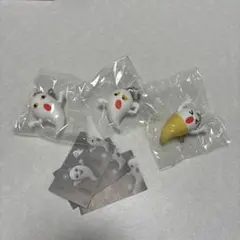 めがねうさぎ　ラバーマスコットフィギュア　3個セット