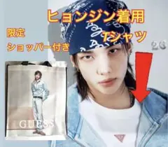 韓国限定 スキズ ヒョンジン GUESS 犬服 ぬいぐるみ Mサイズ skzoo