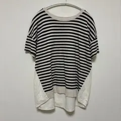 CUORE STORE MARKET ストライプ 半袖Tシャツ