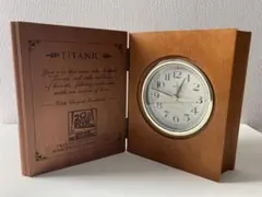映画『タイタニック 』木製 置時計　⚠️訳あり⚠️ジャンク品⚠️