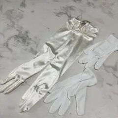 ア*〜様 ウエディンググローブ ホワイト 男女セット売り