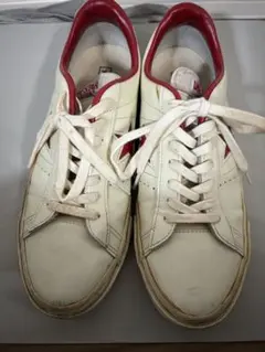 コンバース ホワイト/レッド スニーカー　ワンスター　8 26.5