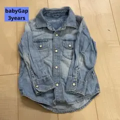 デニムシャツ　baby Gap 3歳　100