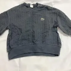 バースデイcottoliコトリグレー トップス サイズ80cm保育園トレーナー