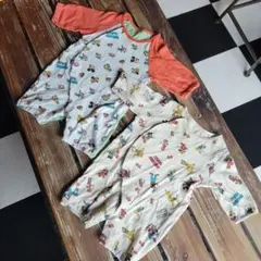 ミッキー ディズニー ロンパース 2枚セット