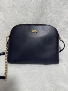 MK ネイビー ショルダーバッグ
