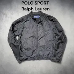 POLO SPORT DIVISION JACKET BLACK　90s