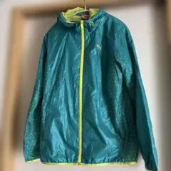 Puma ティール ドット柄 ウィンドブレーカー
