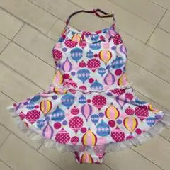 水着　女の子　120㎝　ピンク色　プール　スイミング　ワンピース