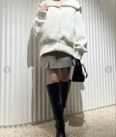 スナイデル　ボリュームパーカー SWCT245078 アイボリー