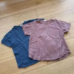 NAVI×monmimi Tシャツ 2枚セット ブルー ピンクのサムネイル