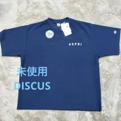 未使用＊DISCUS ATHLETIC×PEPSI コラボ Tシャツ S 紺のサムネイル