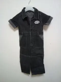 COMME CA ISM デニム つなぎ ロンパース 90