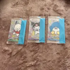 サンリオ　ウエハースクリアカード　ポチャッコ　クロミ　タキサム