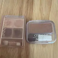 まとめ売り　CEZANNE ベージュトーンアイシャドウ & ナチュラルチーク