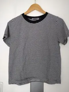 NICE CLAUP 半袖ストライプTシャツ