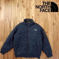 海外限定品　ノースフェイス　MA-1 ダウンジャケット　ネイビー　メンズM