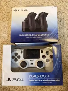 中古　DUALSHOCK 4 ワイヤレスコントローラーと充電スタンドセット