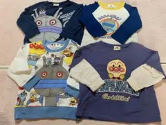 アンパンマン ダダンダンTシャツ 4枚セット 90cm