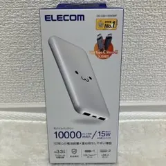 ELECOM モバイルバッテリー 10000mAh DE-C66-10000WF