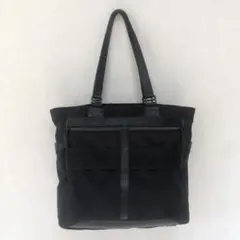 極美品/Gカード付】プラダ ナイロン トートバッグ B10311 VELA 黒