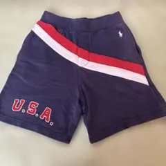 Ralph Lauren ネイビー 半ズボン U.S.A.刺繍