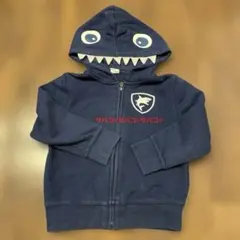 babyGAP恐竜風フード付きネイビーパーカー 100cm以上