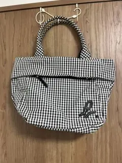 チェック柄ハンドバッグ