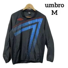 umbro アンブロ　ピステ　長袖　ナイロン　プルオーバー　黒　M＊QI