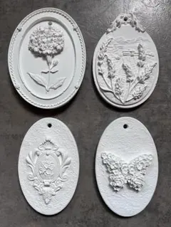 ガーデンプレート 紫陽花と妖精 ハンギング セメント製 ガーデン雑貨 ガーデンプレート 紫陽花と妖精 ハンギング セメント製 ガーデン