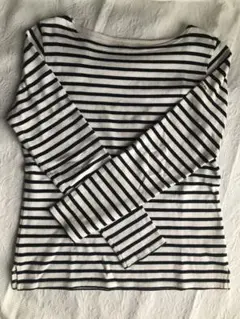 ビームスボーダーカットソー　長袖Tシャツ　中厚地