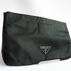 プラダ PRADA ナイロン ポーチ 小物入れ　マジックテープ 三角ロゴのサムネイル