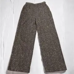 マックスマーラ スラックス パンツ ヘリンボーンL〜XL ウール　希少　日本
