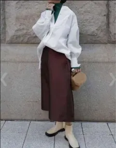 machatt マチャット サテンツイルスカートのサムネイル
