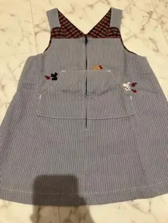 ファミリア　ワンピース　ジャンパースカート　80