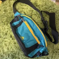 adidas ボディバッグ ターコイズ/イエロー