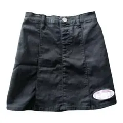 【S.JENNI 】子供用 スカート 黒色 インナーパンツ付