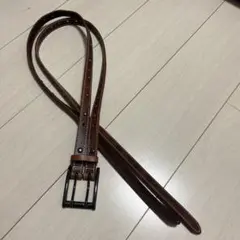 NICOLE CLUB FOR MEN レザーベルト ダブルピン