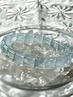 値下げ　アクアマリン　バングル　ブレスレット