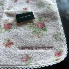 （新品未使用）LAURA ASHLEY 花柄タオルハンカチ