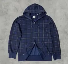 00s OLD UNIQLO フルジップパーカー ダブルジップ チェック 2025年最新】UNIQLO 柄・デザイン：チェック メンズ パーカーの