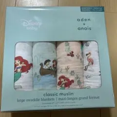 Disney baby aden + anais ガーゼケット 4枚セット