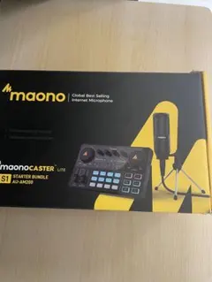 新品 Maono オーディオインターフェイス コンデンサーマイク セット