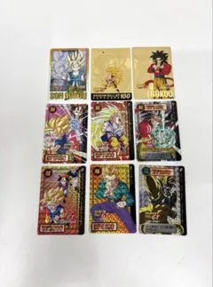 ドラゴンボールGT カードダス キラ 묶음 판매 9枚ホログラム