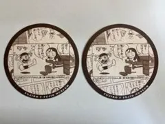 藤子不二雄ミュージアムカフェ　コースター2枚（ぼくだけど。気にさわったかしら。）