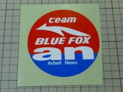 블루폭스 시절의 정품 AN TEAM BLUE FOX 스티커