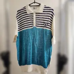 WHIVY ゴルフウェア サマーニットポロシャツ